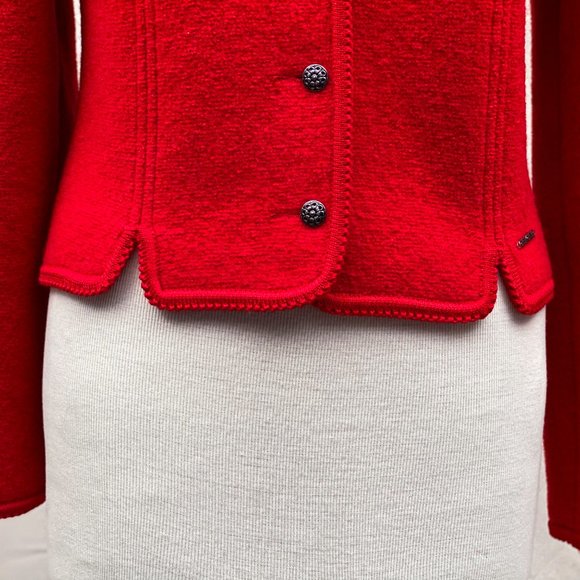 SOLD Vintage Geiger Austrian Wool Cardigan Sweater - Picture 6 of 13